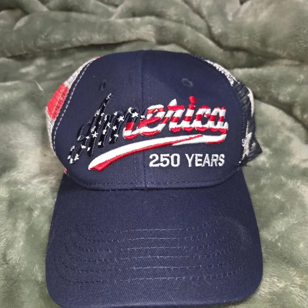 Unbranded Men's Navy and Blue Hat